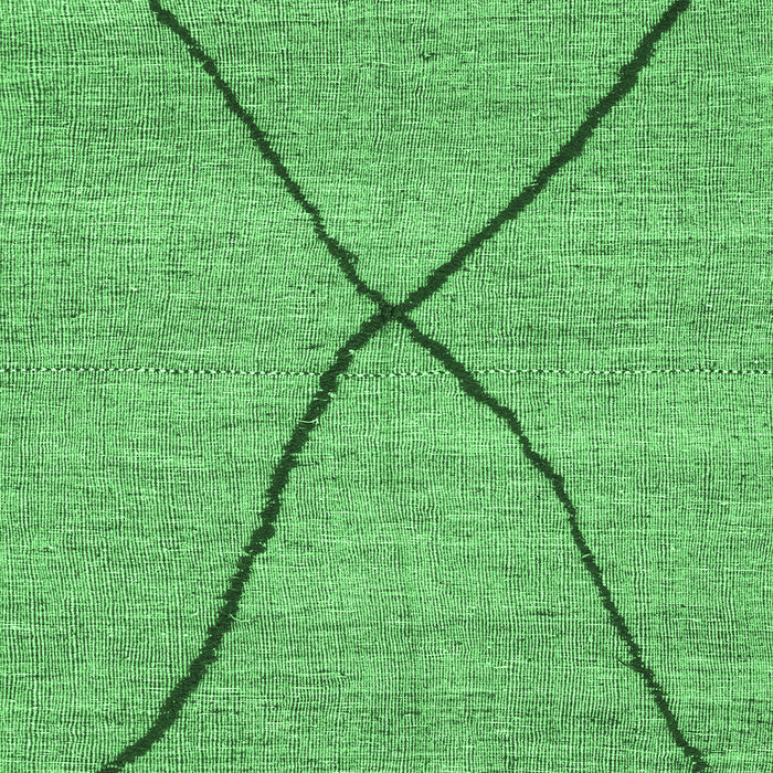 Machine Washable Abstract Emerald Green Modern Area Rugs, wshabs3143emgrn