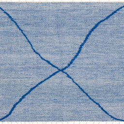 Square Machine Washable Abstract Steel Blue Rug, wshabs3143
