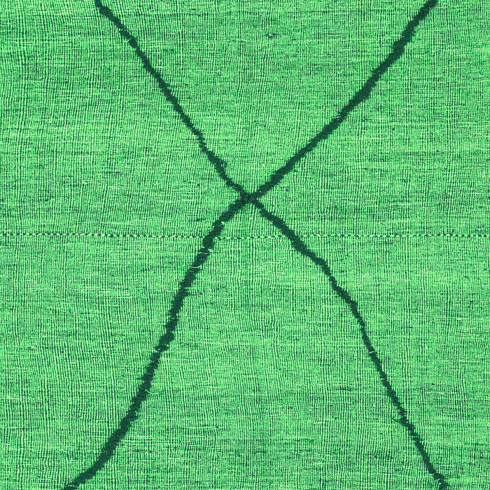 Machine Washable Abstract Green Modern Area Rugs, wshabs3143grn