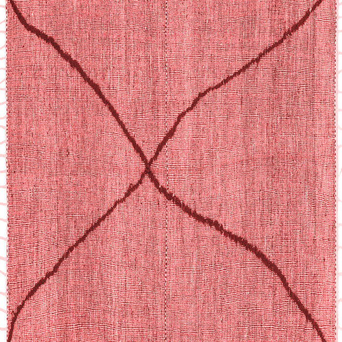 Machine Washable Abstract Red Modern Rug, wshabs3143red