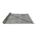 Sideview of Abstract Gray Modern Rug, abs3143gry