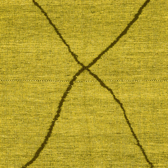 Machine Washable Abstract Yellow Modern Rug, wshabs3143yw
