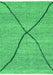 Abstract Green Modern Rug, abs3143grn