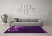 Machine Washable Oriental Pink Asian Inspired Rug in a Living Room, wshabs3144pnk