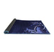 Sideview of Oriental Blue Asian Inspired Rug, abs3144blu