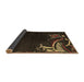 Sideview of Oriental Brown Asian Inspired Rug, abs3144brn