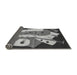 Sideview of Abstract Gray Modern Rug, abs3145gry