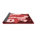 Abstract Red Modern Area Rugs