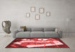 Modern Red Washable Rugs