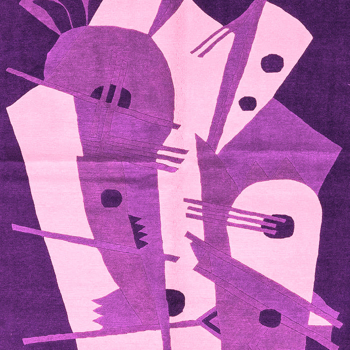 Abstract Pink Modern Rug, abs3145pnk