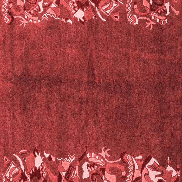 Abstract Red Modern Rug, abs3146red