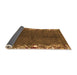 Sideview of Abstract Orange Modern Rug, abs3146org