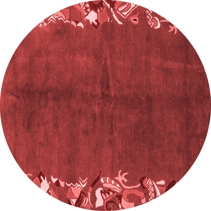 Abstract Red Modern Rug, abs3146red