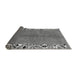 Sideview of Abstract Gray Modern Rug, abs3147gry