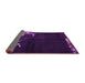 Sideview of Abstract Pink Modern Rug, abs3148pnk