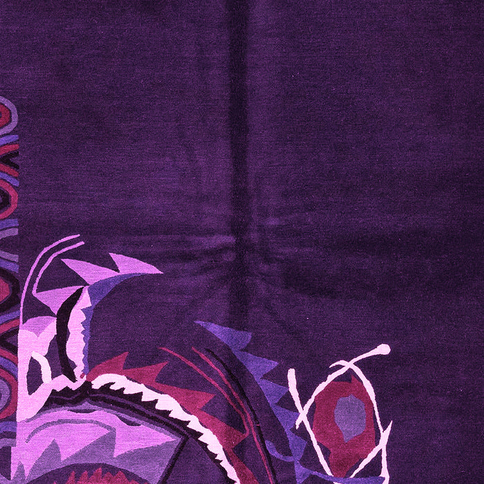 Machine Washable Abstract Pink Modern Rug, wshabs3148pnk