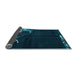 Sideview of Abstract Light Blue Modern Rug, abs3148lblu