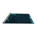 Sideview of Machine Washable Abstract Light Blue Modern Rug, wshabs3148lblu