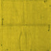 Square Abstract Yellow Modern Rug, abs3149yw