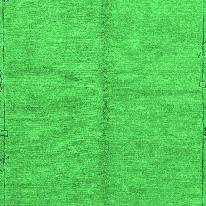 Abstract Green Modern Rug, abs3149grn