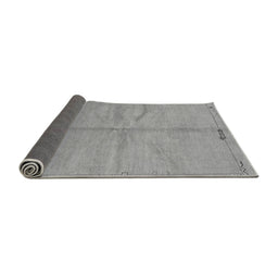 Sideview of Abstract Gray Modern Rug, abs3149gry