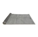 Sideview of Abstract Gray Modern Rug, abs3149gry