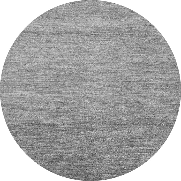 Round Abstract Gray Modern Rug, abs314gry