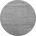 Round Abstract Gray Modern Rug, abs314gry