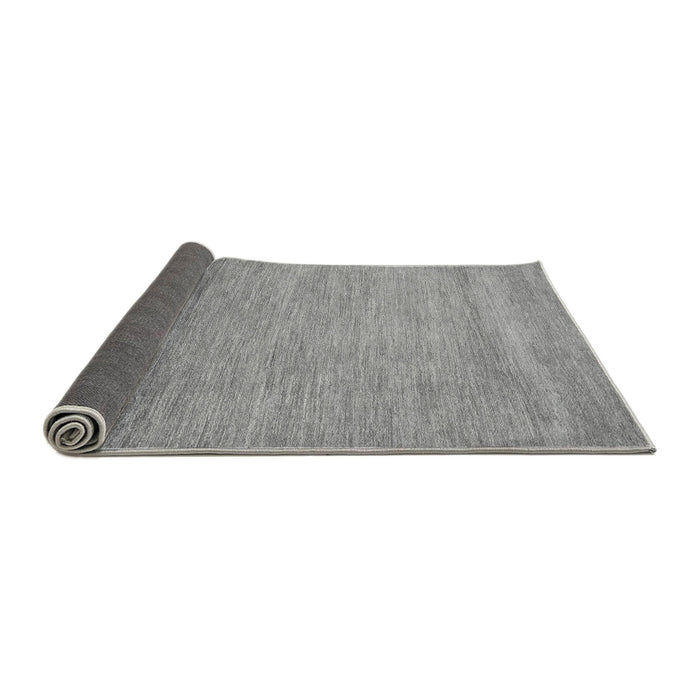 Sideview of Abstract Gray Modern Rug, abs314gry