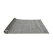 Sideview of Abstract Gray Modern Rug, abs314gry