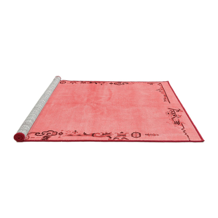 Modern Red Washable Rugs