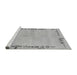 Sideview of Machine Washable Abstract Gray Modern Rug, wshabs3150gry