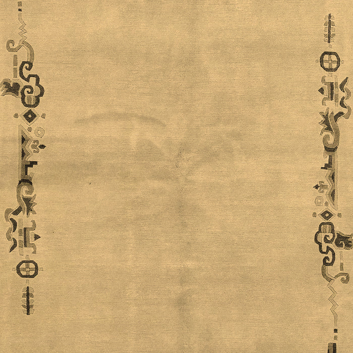 Machine Washable Abstract Brown Modern Rug, wshabs3150brn