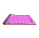 Sideview of Abstract Pink Modern Rug, abs3150pnk