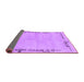 Sideview of Abstract Purple Modern Rug, abs3150pur