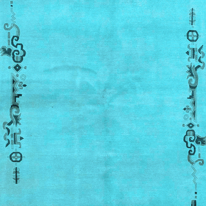 Machine Washable Abstract Light Blue Modern Rug, wshabs3150lblu