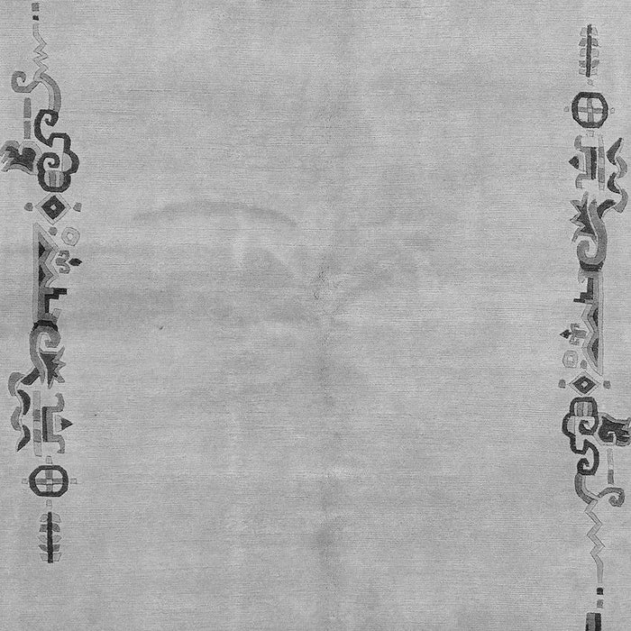 Machine Washable Abstract Gray Modern Rug, wshabs3150gry