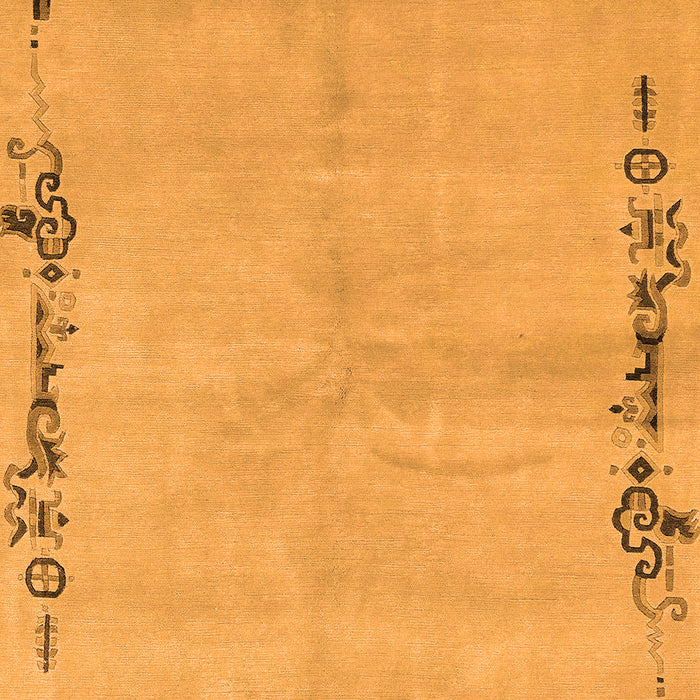 Abstract Orange Modern Rug, abs3150org