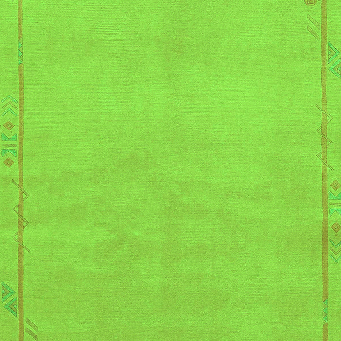 Abstract Green Modern Rug, abs3151grn