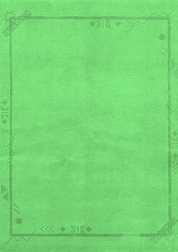 Abstract Emerald Green Modern Rug, abs3151emgrn