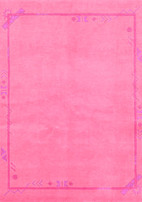 Abstract Pink Modern Rug, abs3151pnk