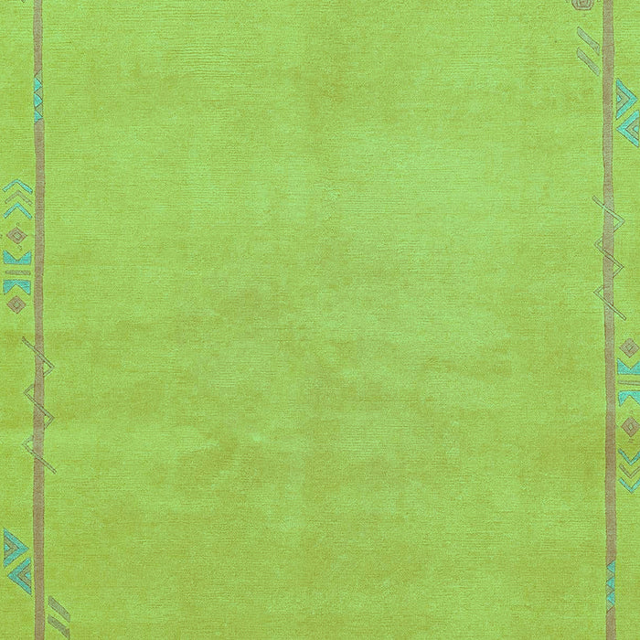 Machine Washable Abstract Turquoise Modern Area Rugs, wshabs3151turq