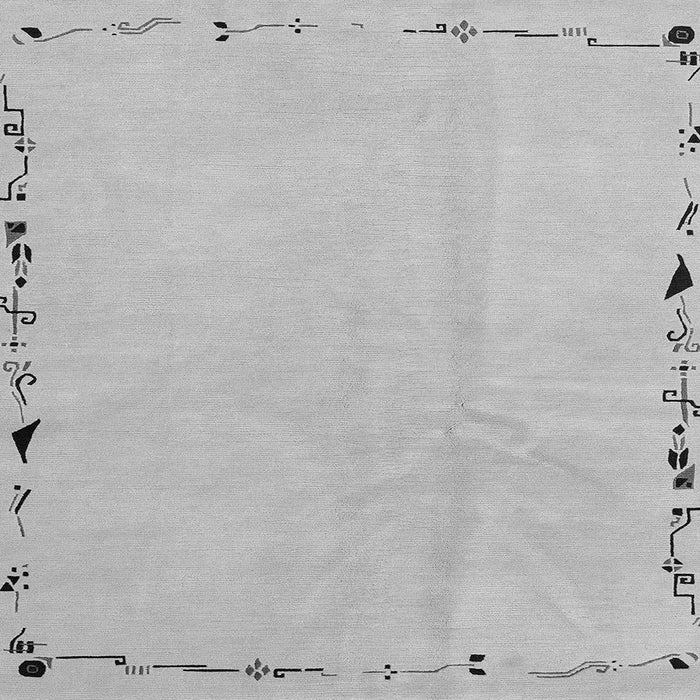 Square Machine Washable Solid Gray Modern Rug, wshabs3152gry