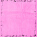 Square Solid Pink Modern Rug, abs3152pnk