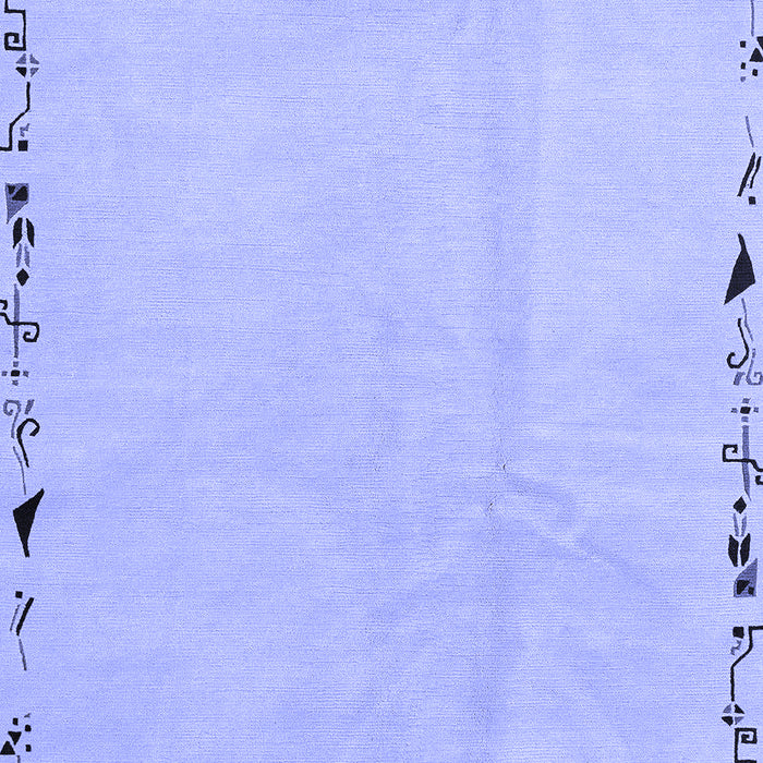 Solid Blue Modern Rug, abs3152blu