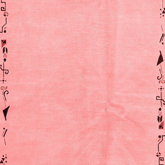 Solid Red Modern Area Rugs