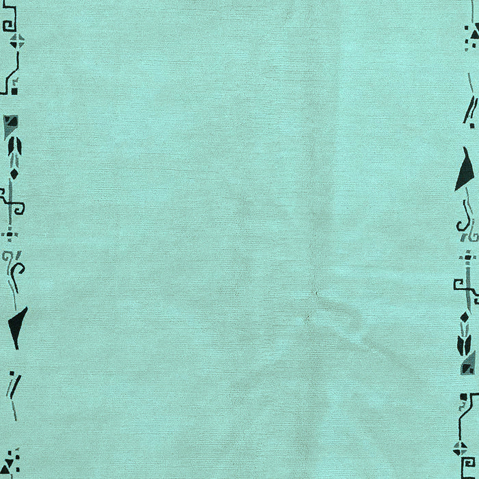 Solid Light Blue Modern Rug, abs3152lblu