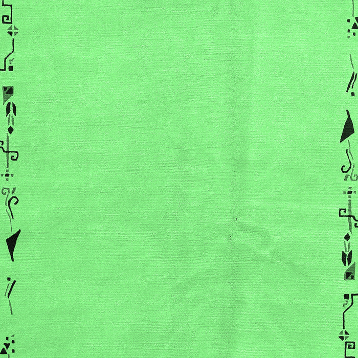 Solid Emerald Green Modern Rug, abs3152emgrn