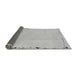 Sideview of Solid Gray Modern Rug, abs3152gry