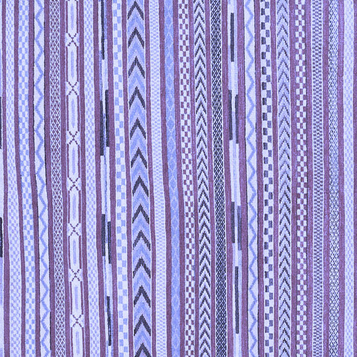 Square Abstract Blue Modern Rug, abs3153blu